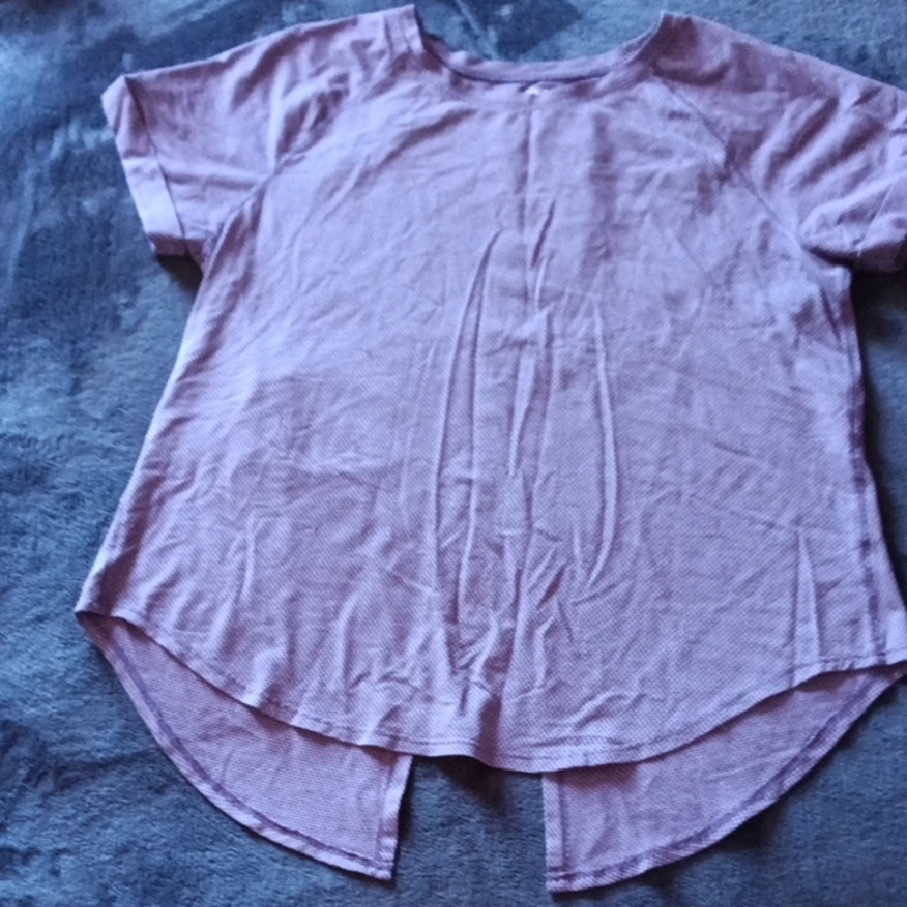 Athletic Works Light Purple Short Sleeve Tee